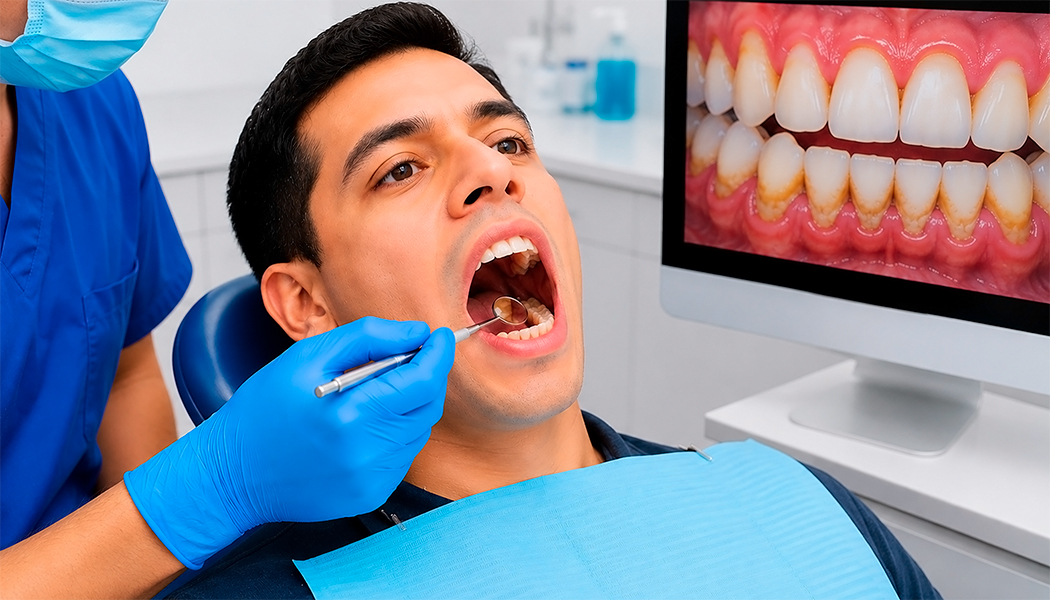 Acumulación excesiva de sarro - Cuidado periodontal