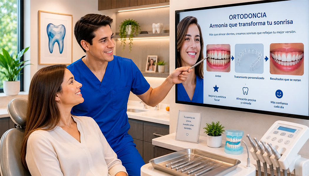 Deseo de mejorar la estética de la sonrisa - Ortodoncia