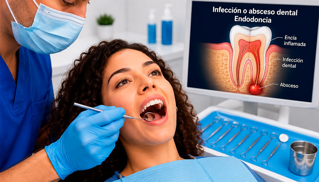 Infección o absceso dental - Endodoncia