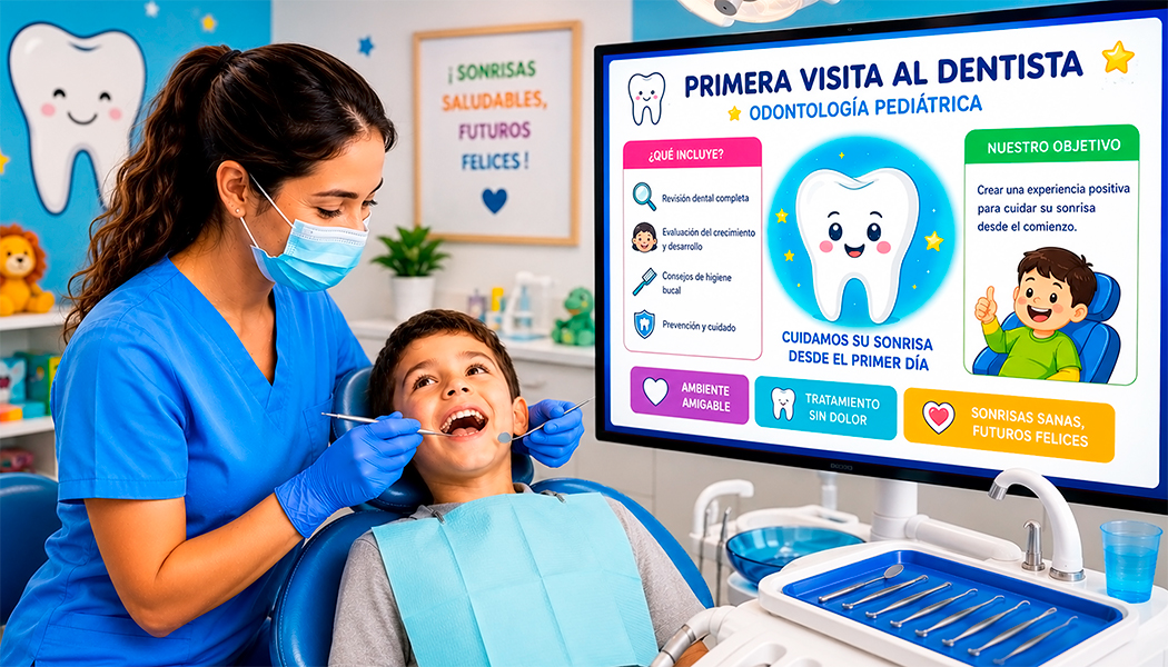 Primera visita al dentista - Odontología pediátrica