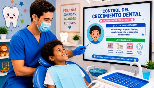 Control del crecimiento dental - Odontología pediátrica