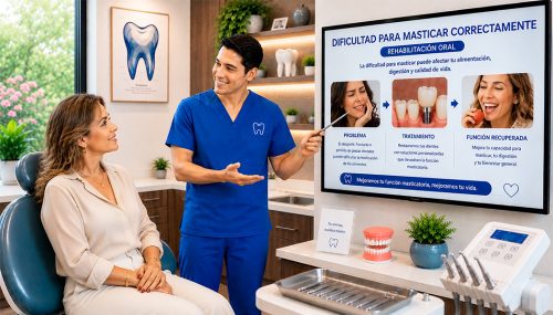 Dificultad para masticar correctamente - Rehabilitación oral