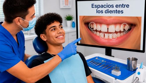 Espacios entre los dientes - Odontología estética